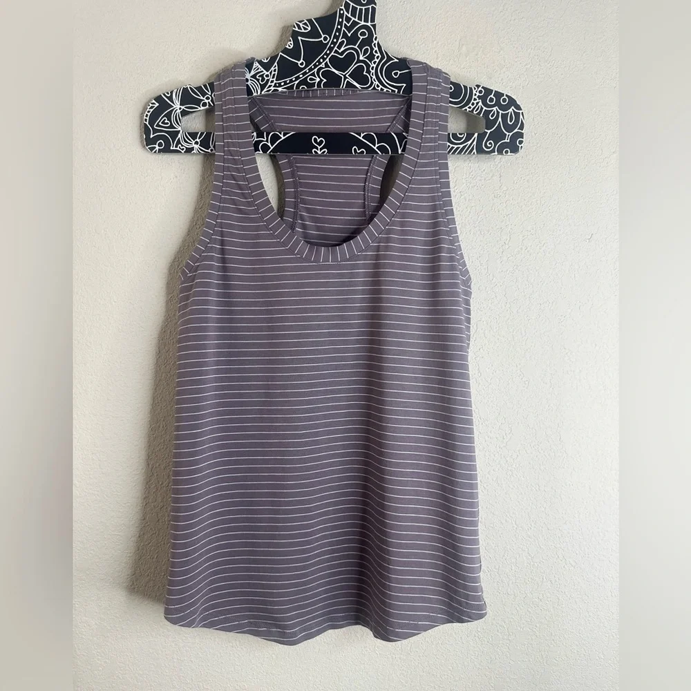 Lululemon love tank top lavender stripe